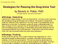 Passing the urine drug test