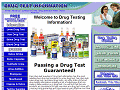 Drug Test Information, Passing a Drug Test, and Urine Drug Testing Facts