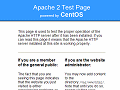 Apache HTTP Server Test Page powered by CentOS