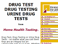 Drug Test - Drug Testing - Urine Drug Tests - $2.59 each in 5 Packs