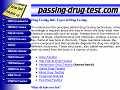 Drug Testing Info