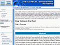 Drug Testing in Oral Fluid